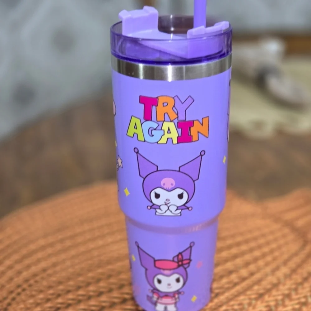 Sale🫠 Kuromi Sweet Baby Skeleton Tumbler